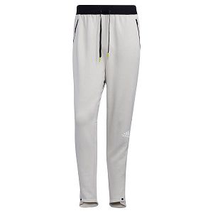 Beige Men's Adidas Studio Tech Long Pants | 1954206-TM