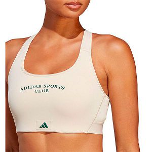 Beige Women's Adidas Ms Sports Bra | 4561709-DP