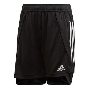 Black Kids' Adidas Condivo 20 Training Short Pants | 0897624-LI