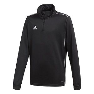 Black Kids' Adidas Core 18 Sweatshirts | 3152687-TM