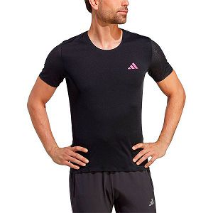 Black Men's Adidas Adizero Short Sleeve T Shirts | 9602841-EW