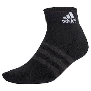 Black Men's Adidas Cushion Ankle 6 Pairs Socks | 8246105-QV