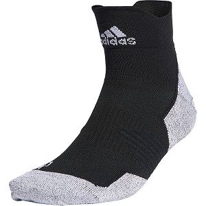 Black Men's Adidas Grip Half Socks | 4651820-ZD