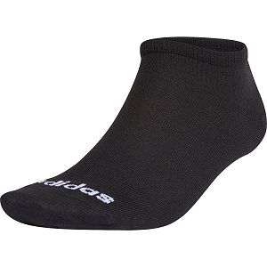 Black Men's Adidas Low 3 Pairs Socks | 3017264-RX