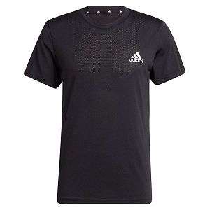 Black Men's Adidas Motion SML Short Sleeve T Shirts | 8237510-RL