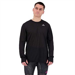 Black Men's Adidas OTR Long Sleeve T Shirts | 8567230-AZ