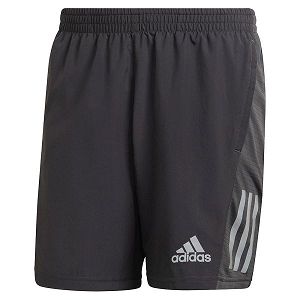 Black Men's Adidas OWN The Run 5´´ Shorts Pants | 1243098-KO