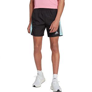 Black Men's Adidas OWN The Run 5´´ Shorts Pants | 9032657-SF