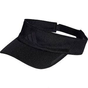 Black Men's Adidas Run AR Visor Caps | 2461793-JV