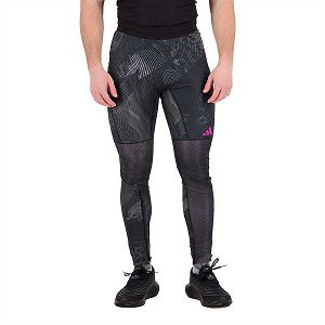 Black Men's Adidas Saturday Leggings | 5746281-TQ