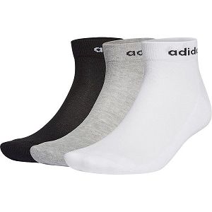 Black/White/Grey Men's Adidas HC Ankle 3 Pairs Socks | 7942301-SD