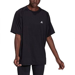 Black Women's Adidas Boyfr Short Sleeve T Shirts | 5204937-HR