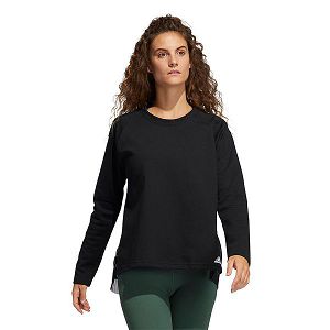 Black Women's Adidas Dance Layering Long Sleeve T Shirts | 5672891-IF