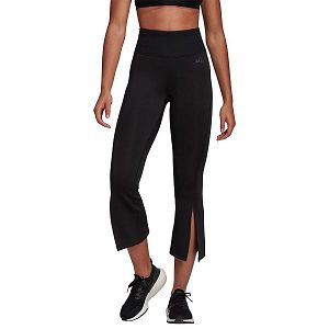 Black Women's Adidas Flared Pants | 0182456-LF