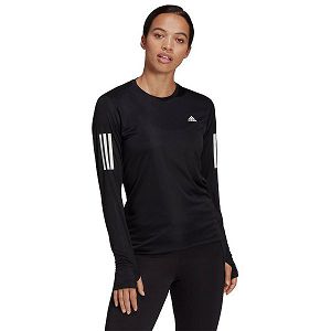 Black Women's Adidas OTR Long Sleeve T Shirts | 1234095-TB