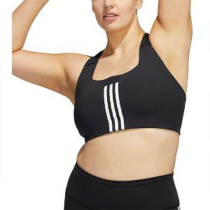 Black Women's Adidas Pwi MS PS Big Sports Bra | 4139278-HU