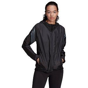 Black Women's Adidas RI 3 Stripes Windbreak Jackets | 0786245-DB