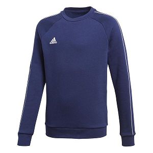 Blue Kids' Adidas Core 18 Sweatshirts | 2857614-GH