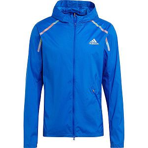 Blue Men's Adidas Marathon Jackets | 1984067-AM