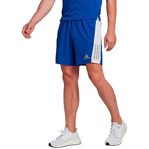 Blue Men's Adidas OWN The Run 7´´ Shorts Pants | 1687039-LH