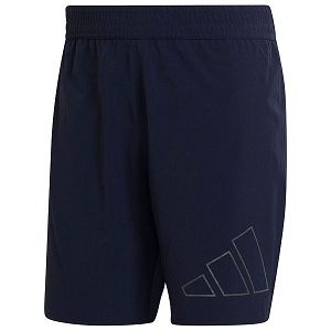 Blue Men's Adidas Run Icon 3 Bars 7´´ Shorts Pants | 1879254-RK