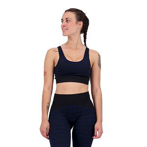 Blue Women's Adidas Marimekko Aeroknit Sports Bra | 0736459-UY