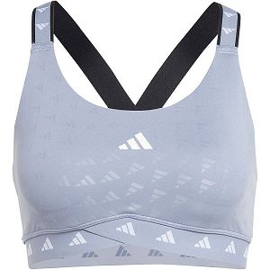 Blue Women's Adidas Powerreact Tf Ms Sports Bra | 7359624-RZ