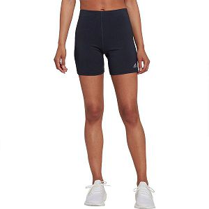 Blue Women's Adidas Run Icons Short Leggings | 5302897-RJ