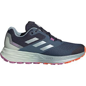 Blue Women's Adidas Terrex Two Flow Trail Running Shoes | 8216507-OW