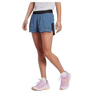 Blue Women's Adidas Trail 3´´ Shorts Pants | 0184935-VQ