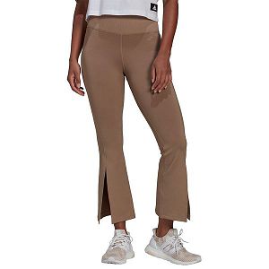 Brown Women's Adidas Flared Pants | 6834592-FH