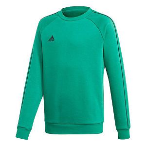 Green Kids' Adidas Core 18 Sweatshirts | 5439216-OL