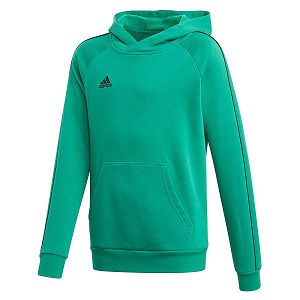 Green Kids' Adidas Core 18 Sweatshirts | 6521738-NE