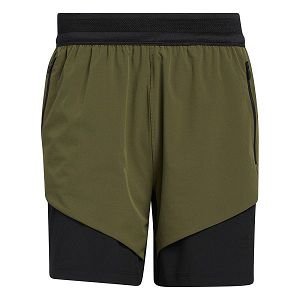 Green Men's Adidas Studio Tech Short Pants | 0587234-RM