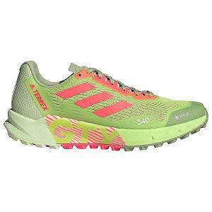 Green Men's Adidas Terrex Agravic Flow 2 Goretex Trail Running Shoes | 9531248-SO