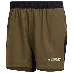 Green Men's Adidas Trail 7´´ Shorts Pants | 7124503-MZ