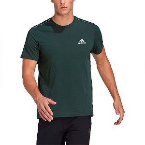 Green Men's Adidas X-City Wool Short Sleeve T Shirts | 8945673-VO