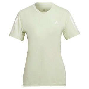 Green Women's Adidas Own The Run Short Sleeve T Shirts | 6084739-MH