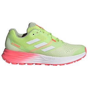 Green Women's Adidas Terrex Two Flow Trail Running Shoes | 1083425-EM