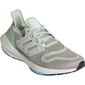 Green Women's Adidas Ultraboost 22 Running Shoes | 9482530-VL