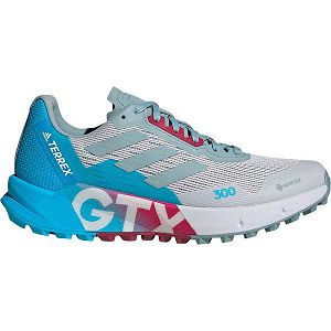 Grey/Blue Women's Adidas Terrex Agravic Flow 2 Goretex Trail Running Shoes | 0271659-ZS