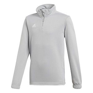 Grey Kids' Adidas Core 18 Sweatshirts | 7482510-XS