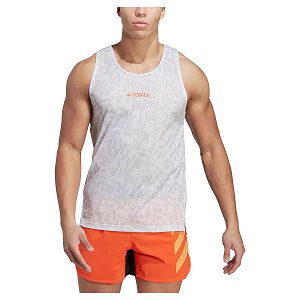 Grey Men's Adidas Agr Sleeveless T Shirts | 5076483-MZ