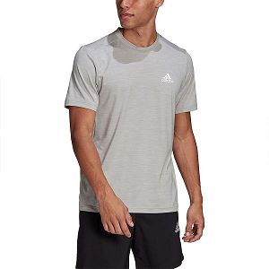 Grey Men's Adidas HT EL Short Sleeve T Shirts | 1739086-JB