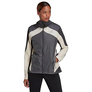 Grey Women's Adidas Marathon Jackets | 9534670-IV