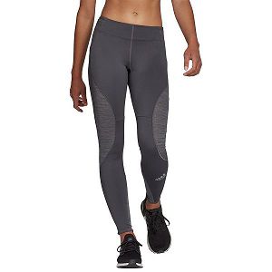 Grey Women's Adidas P.Blue Fast Leggings | 8532761-VS