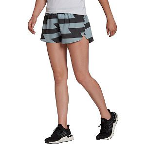 Grey Women's Adidas Run Fast LB 3´´ Shorts Pants | 6809347-UN