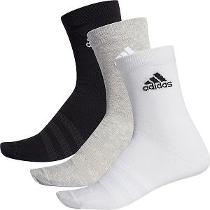 Multicolor Kids' Adidas Light Crew 3 Pairs Socks | 5892134-XH