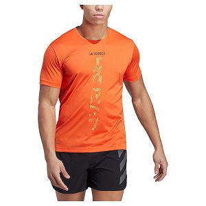 Orange Men's Adidas Agr Short Sleeve T Shirts | 6578193-KS