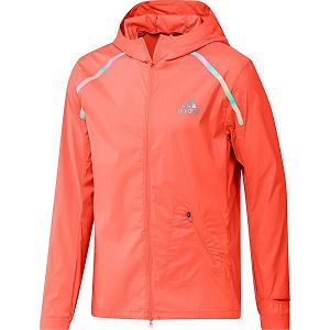 Orange Men's Adidas Marathon Jackets | 2905718-ZA